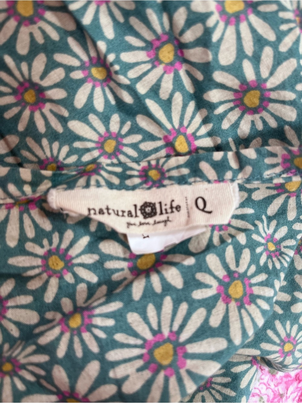 NATURAL LIFE Mix and Match Pastel Floral Cotton Sheet Set - Picture 12 of 16